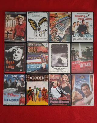 Dvd cine clásico a 5€ unidad