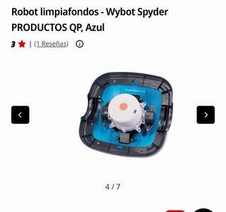 Robot Limpiafondos Wybot Spyder QP Azul