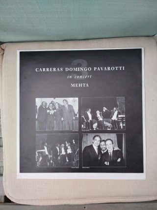 Vinilo Carreras Domingo Pavarotti en concierto