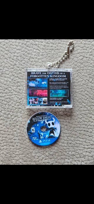Hollow Knight ps4 ps1 mini cd NFC portachiavi
