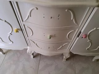 Mueble blanco estilo vintage