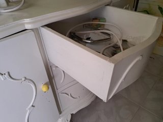 Mueble blanco estilo vintage