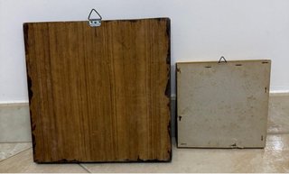 Set 2 Quadri Piastrelle Ceramica