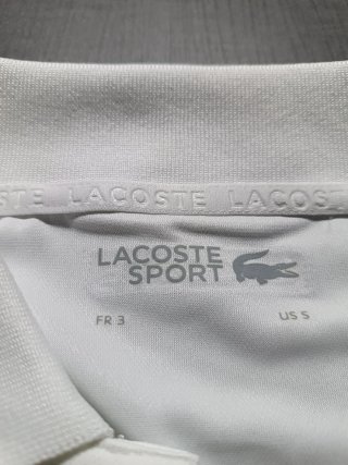 Polo Lacoste Sport Bianco Taglia S