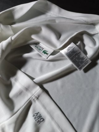 Polo Lacoste Sport Bianco Taglia S