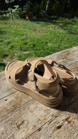 Sandalias Beige Talla 40