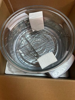 Freidora de Cristal 17L 1200-1400W