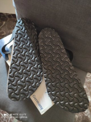 Sandali Birkenstock Nere Tg. 39 modello Kairo,