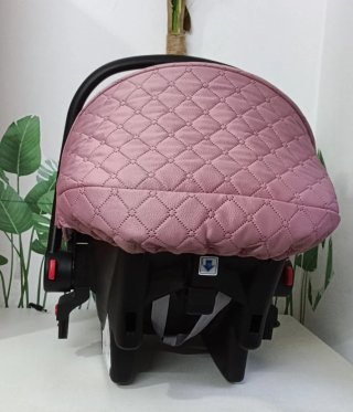 Silla de coche para bebé rosa