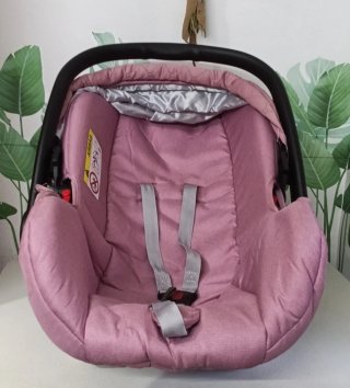 Silla de coche para bebé rosa
