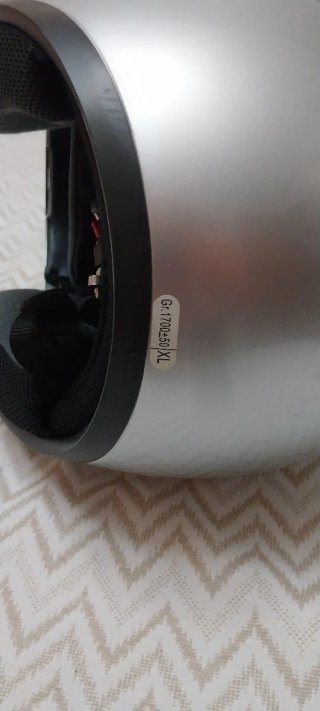 Casco integral SHIRO plateado