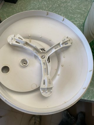 Centrifuga per insalata bianca e rossa