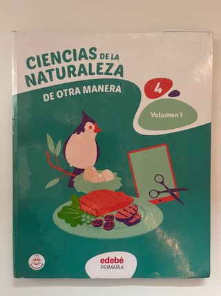2 libros de NATURALES, 4 de Primaria, Ed. Edebé