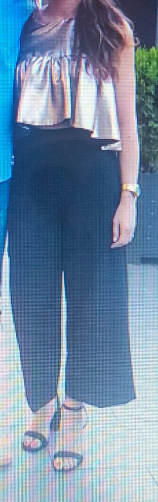 Pantalón Palazzo Zara Negro