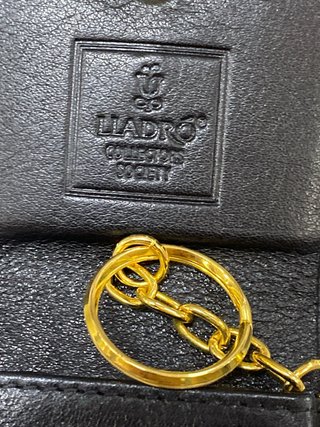 Monedero Lladro cuero Negro Sin Uso