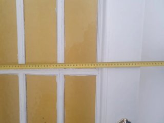 Puerta Blanca Vintage con Cristal