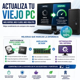 Actualización de PC | SSD + RAM