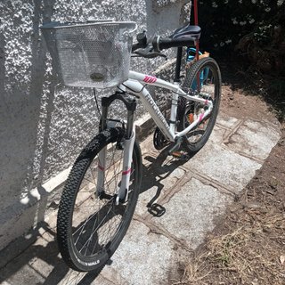 Bicicleta Montaña Rockrider 26 XS Blanca