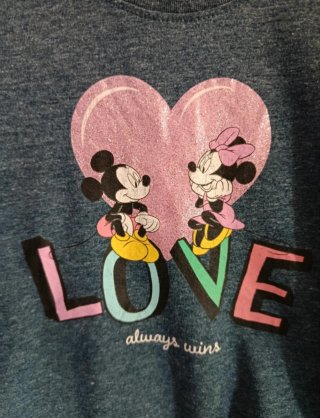 Camiseta manga larga Mickey y Minnie
