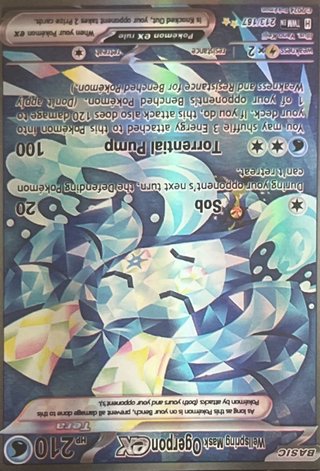 Carta Pokémon Wellspring Mask Ogerpon EX 210 HP