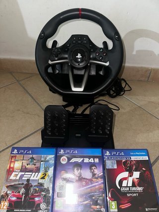Volante Hori RWA + Pedali + Giochi PS