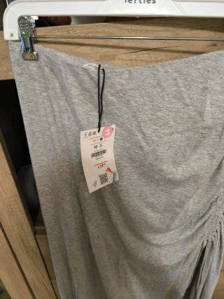 Falda Zara gris talla M