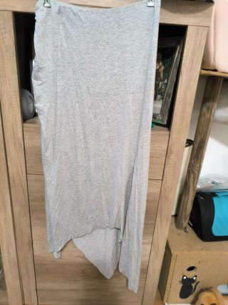 Falda Zara gris talla M