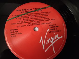 Vinilo Roy Orbison In Dreams Greatest Hits