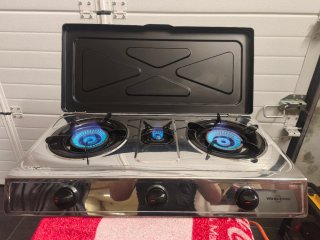 Hornillo Gas Butano Vitrokitchen 3 Fuegos