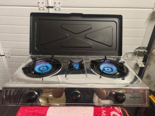 Hornillo Gas Butano Vitrokitchen 3 Fuegos