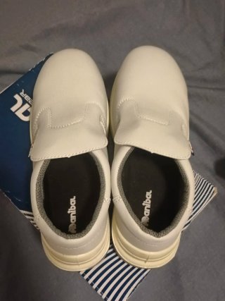 Zapatos de trabajo Anibal Talla 38 Blancos