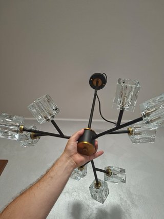 Lampadario Sputnik 9 luci cristallo