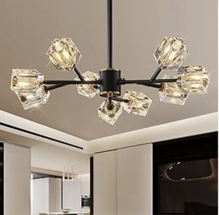 Lampadario Sputnik 9 luci cristallo