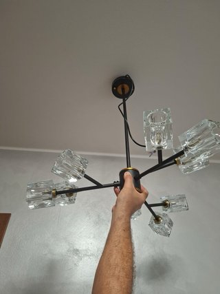 Lampadario Sputnik 9 luci cristallo