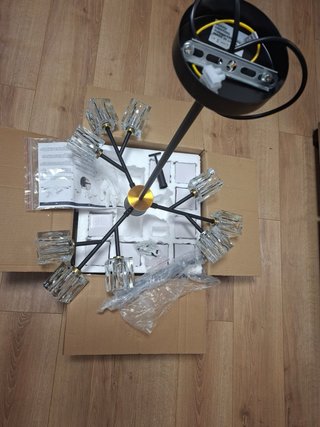 Lampadario Sputnik 9 luci cristallo