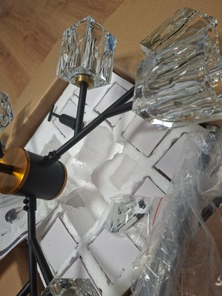 Lampadario Sputnik 9 luci cristallo