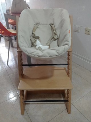 Hamaca para trona Stokke beige