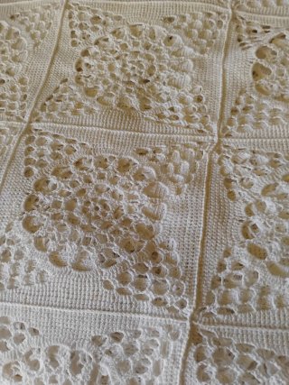 Copriletto pizzo bianco