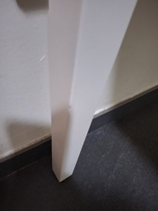 Mesa extensible Idanäs blanca de IKEA