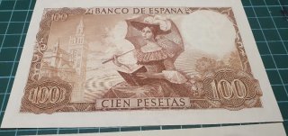 2 Billetes 100 Pesetas 1965/1970 SC