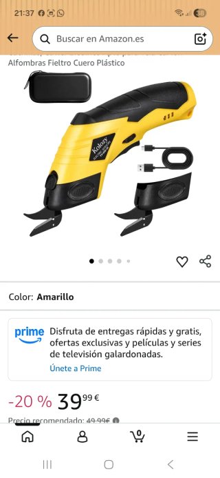Tijeras Eléctricas Kolozy