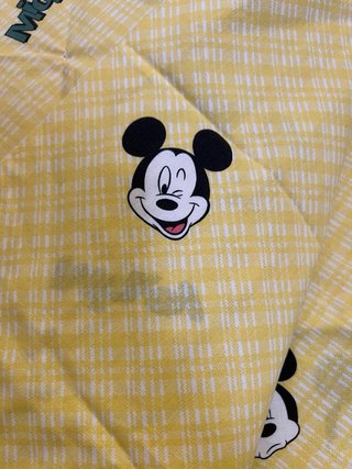 Set Lenzuola Singolo Disney Topolino Giallo