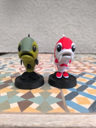 Figura pez 3D