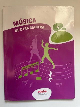 1 libro de MUSICA, 4 de Primaria, Ed. Edebé