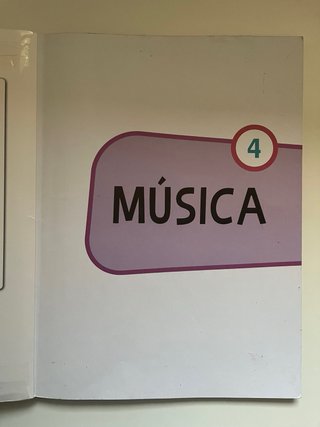 1 libro de MUSICA, 4 de Primaria, Ed. Edebé