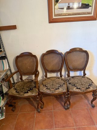 Mesa extensible y 6 sillas