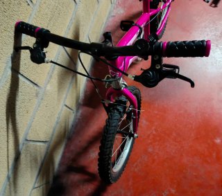 Bicicleta infantil Megamo 18 rosa