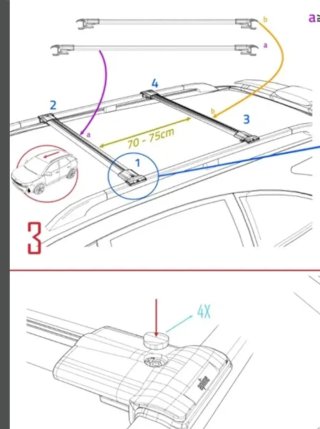 Barras de techo para coche