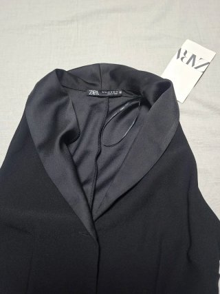 Chaleco Zara Negro Mujer