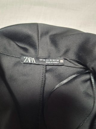 Chaleco Zara Negro Mujer